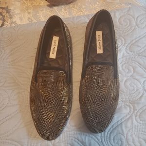 Men's Steve Madden Gold Rhinestone Caviato  shoes 10.5
